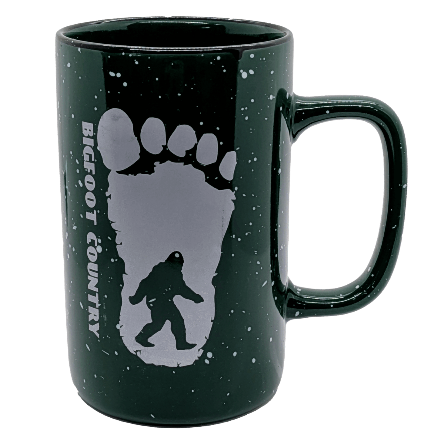 Bigfoot Country Tall Camper Mug - Green image