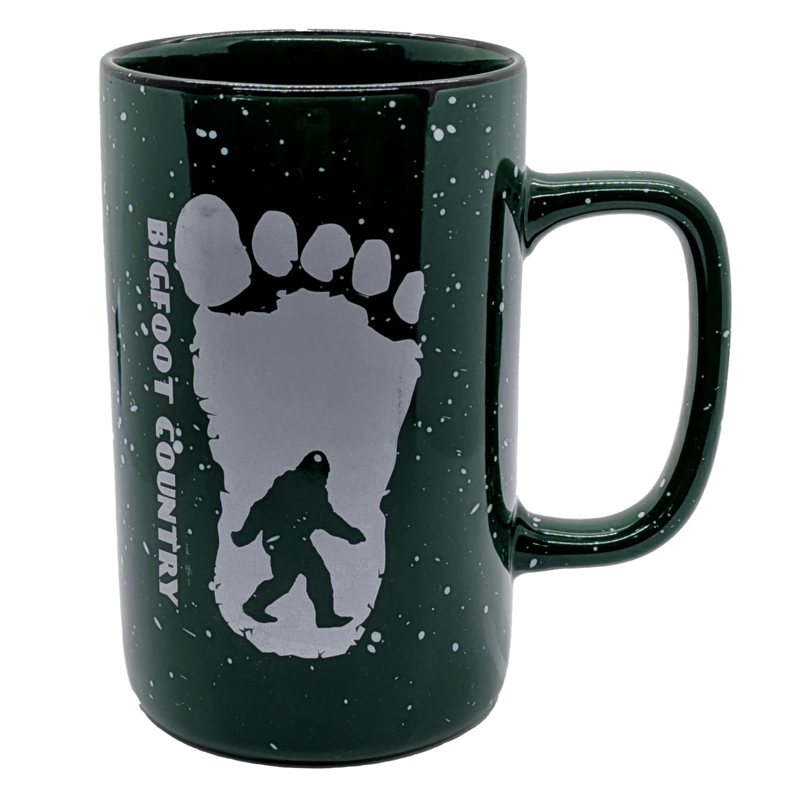 Bigfoot Country Tall Camper Mug - Green image