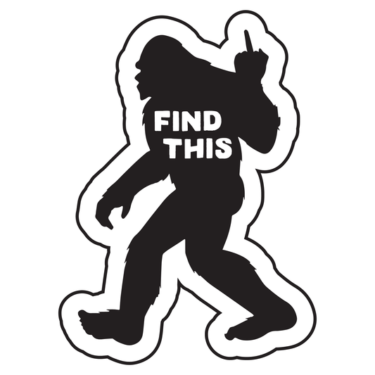 Find This Bigfoot Sticker image 0