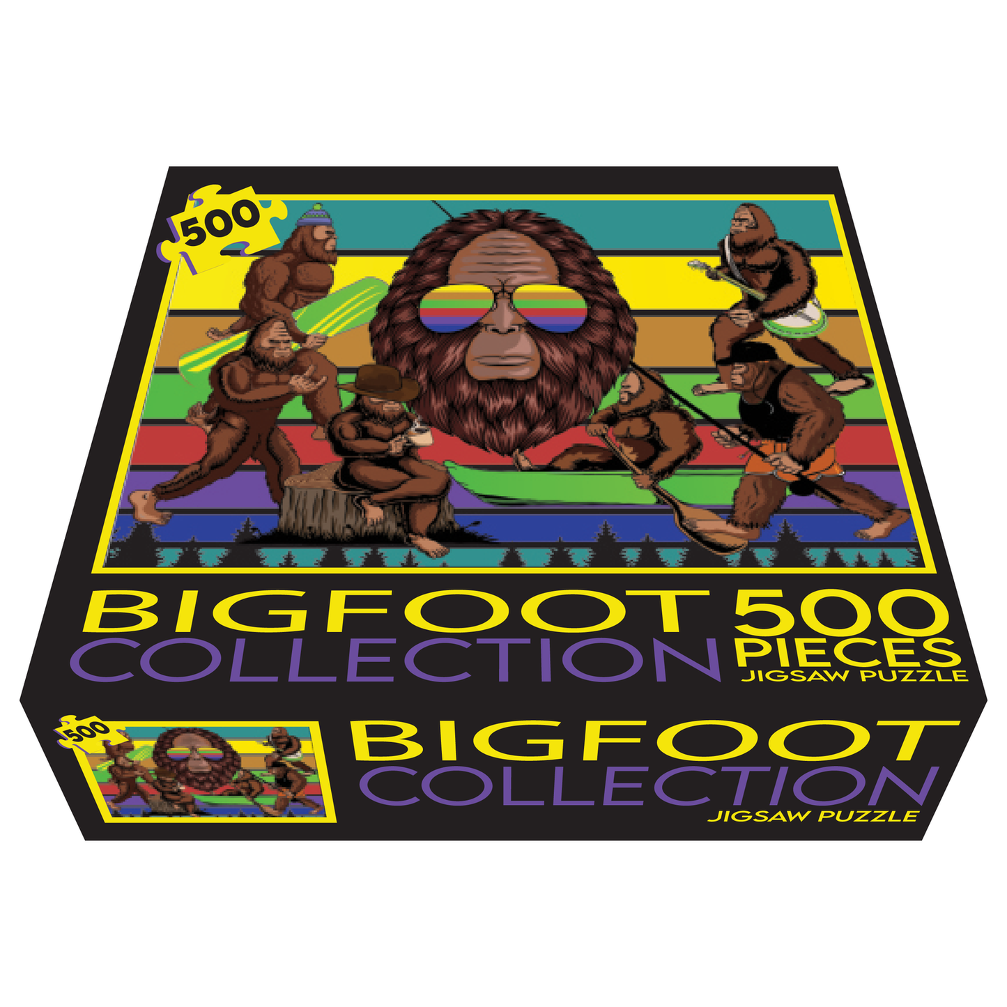 Bigfoot Recreation Colorful 500 Piece Puzzle image 1