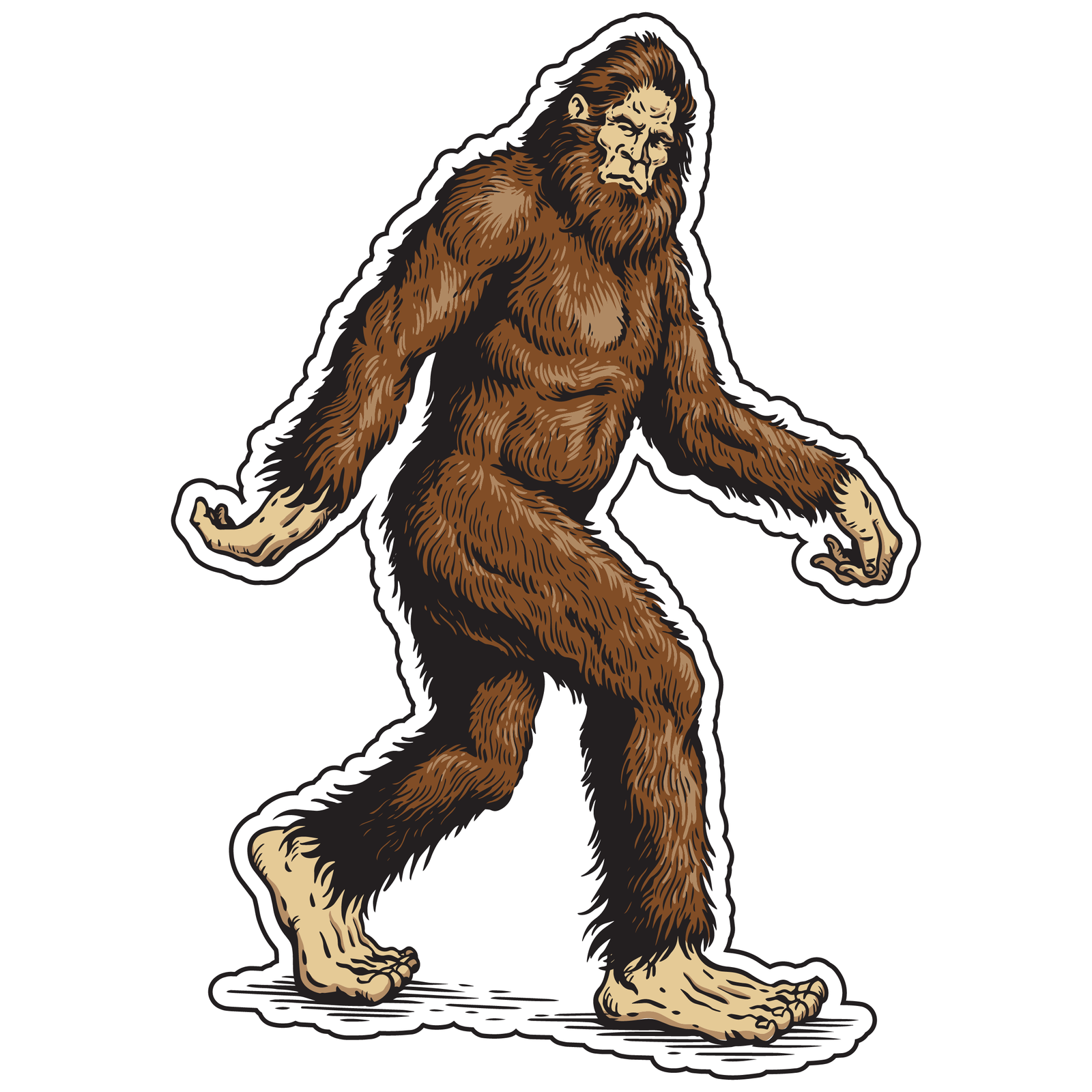 Leader Bigfoot Sticker - Standard image