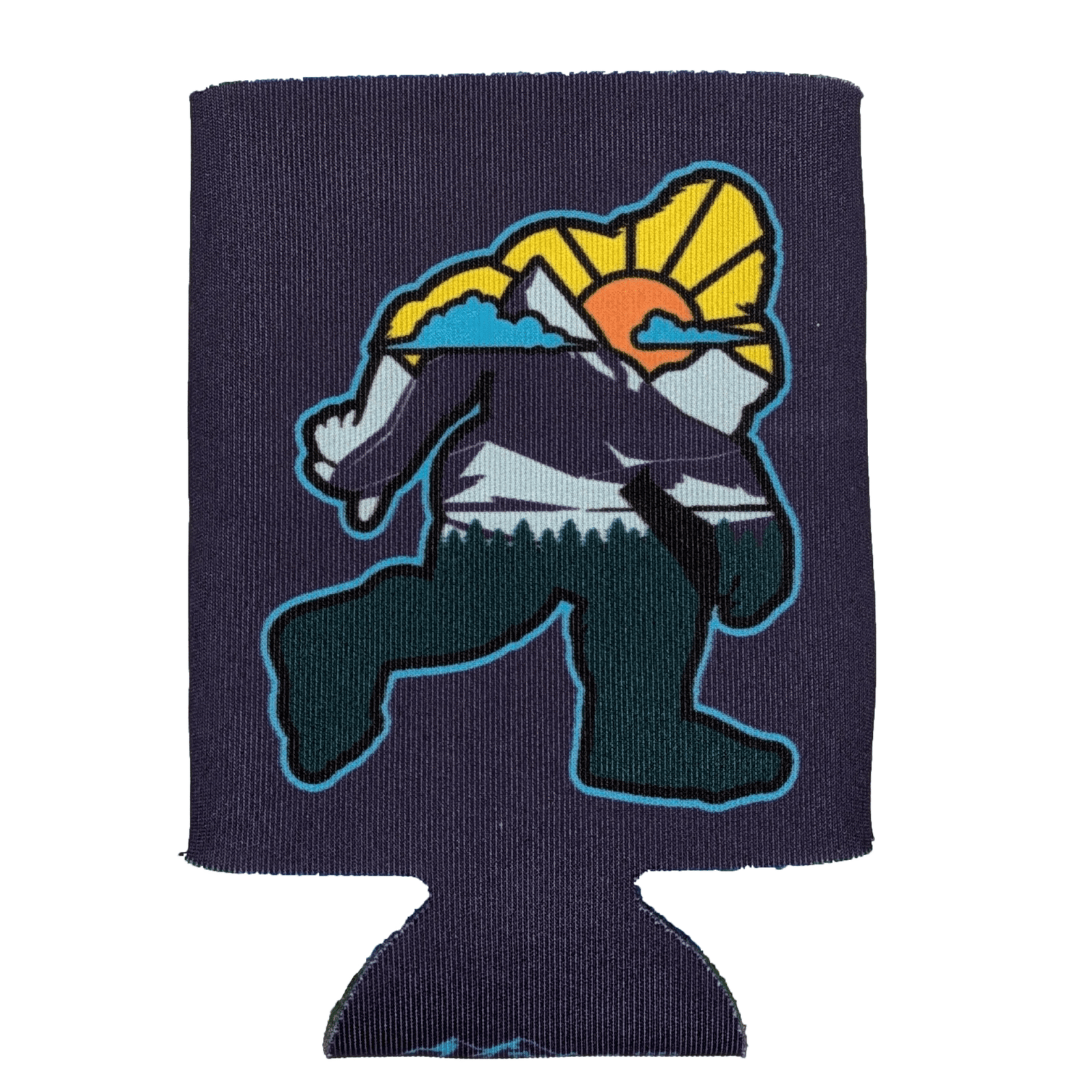 Colorful Bigfoot Can Cooler image 0