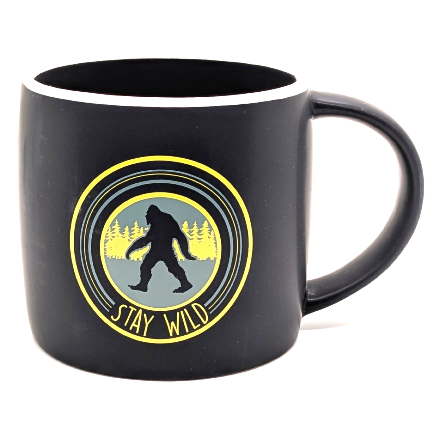 17oz Stay Wild Bigfoot Mug - Black image