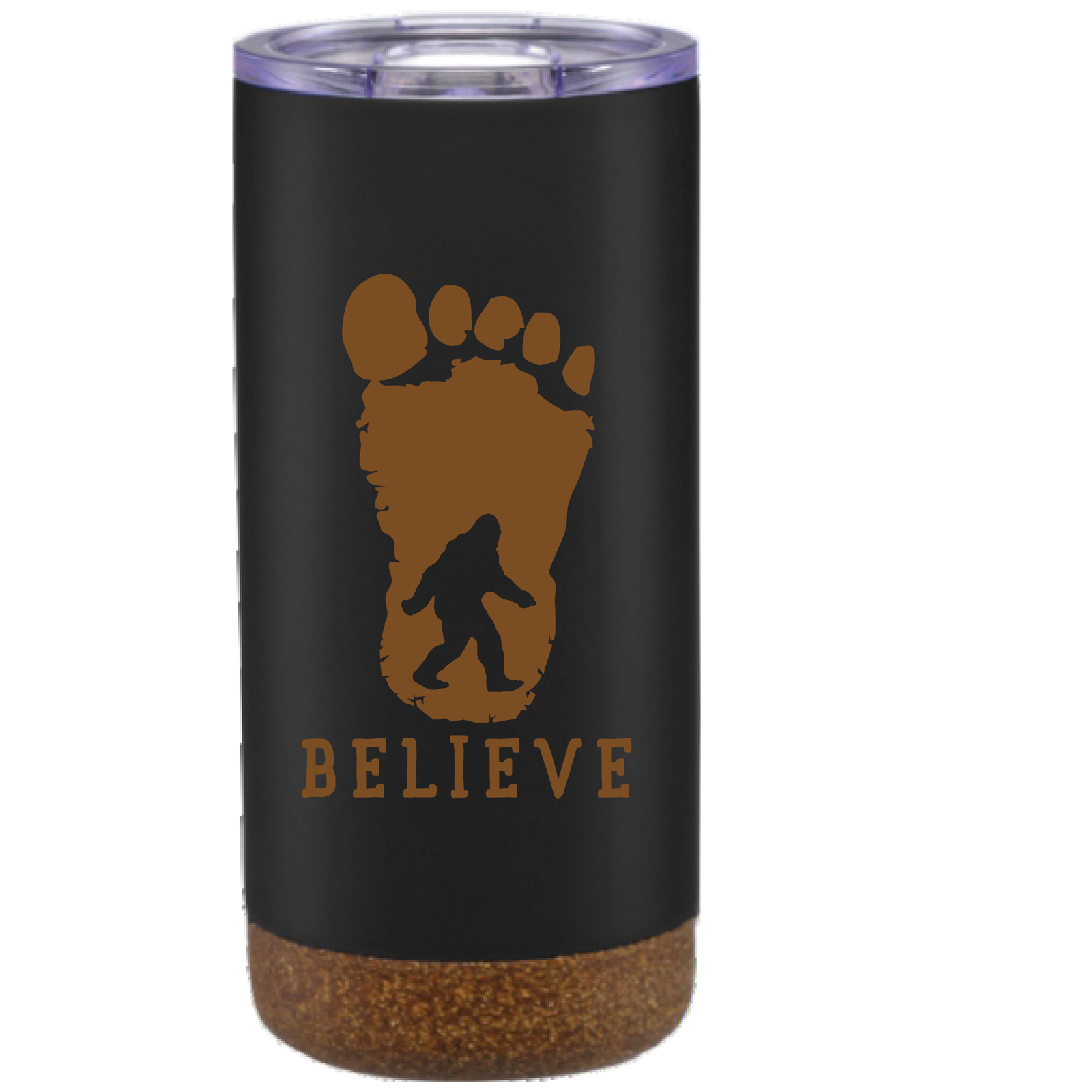 18oz Bigfoot Insulated Travel Mug - Black image