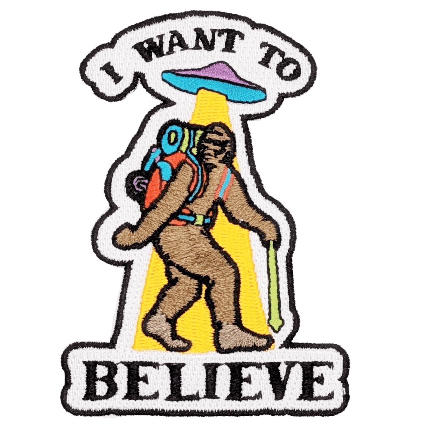 I Want To Believe Embroidered Patch image 0