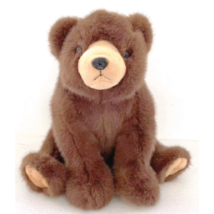 "Glacier" 12" Plush Grizzly Bear