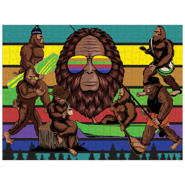 Bigfoot Recreation Colorful 500 Piece Puzzle - Image 3
